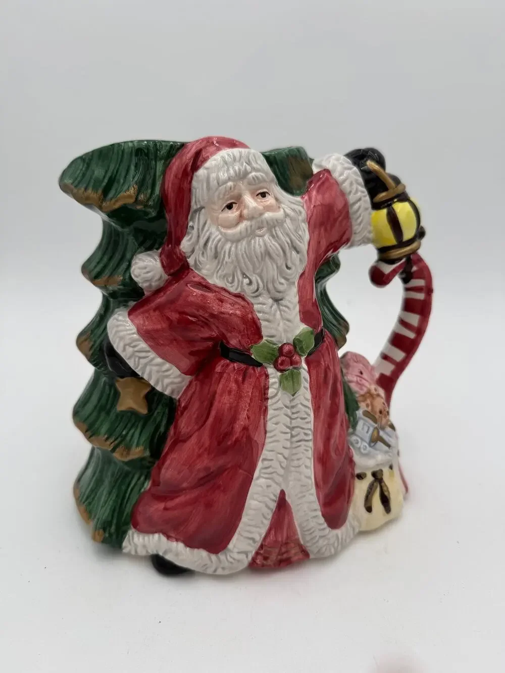 Santa Pitcher Christmas Tree with Lantern Toy Bag 8